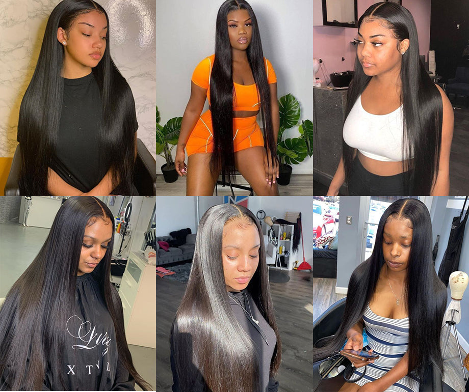 'Paris' Straight Bundles With HD Frontal