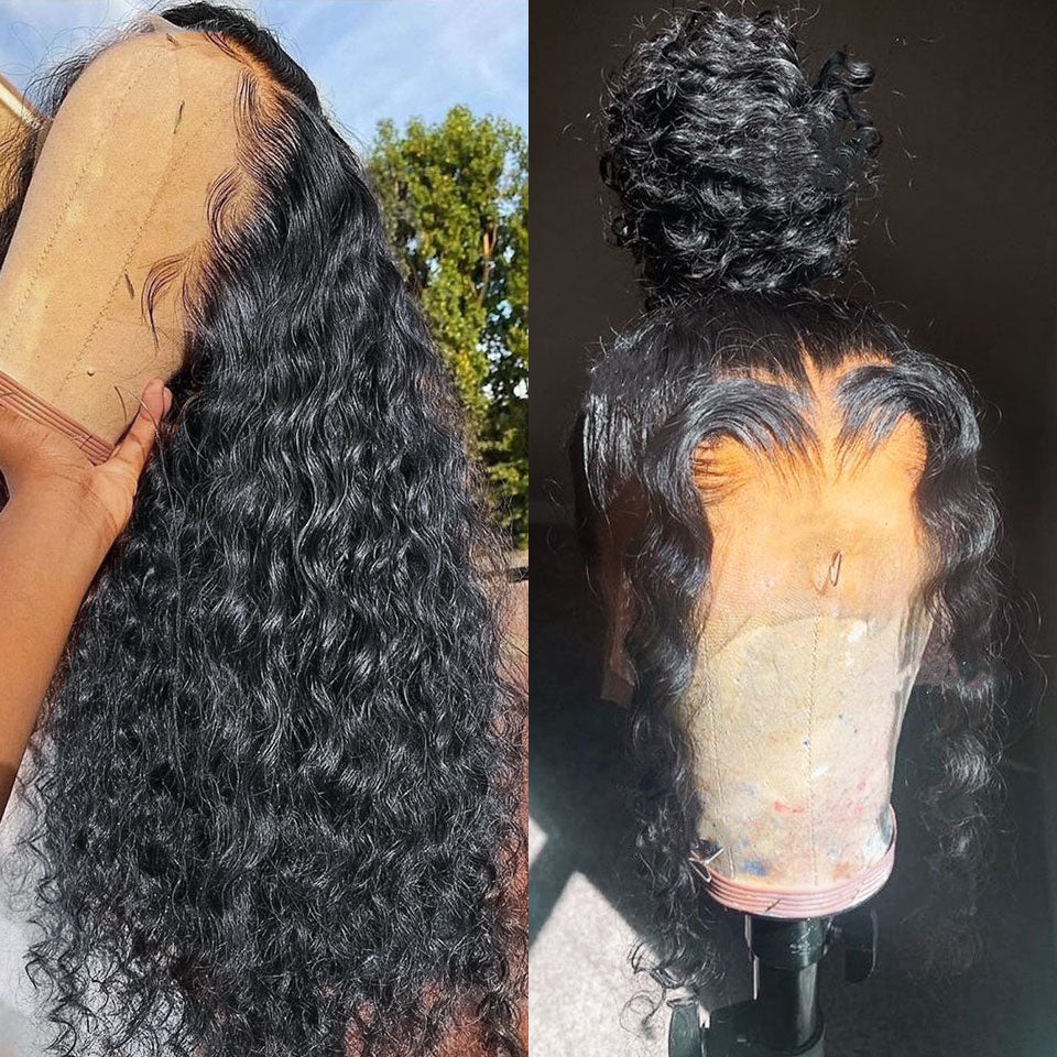 'Mali' Curly 360 Lace Wig Human Hair Pre Plucked