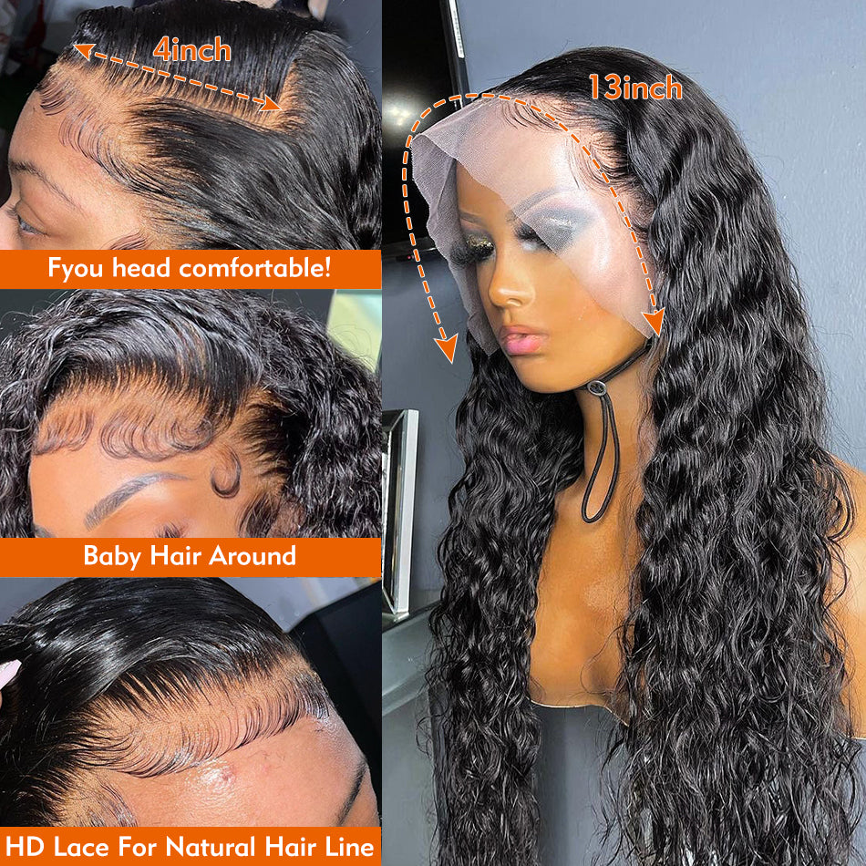 'Monaco' Deep Wave Frontal Wig