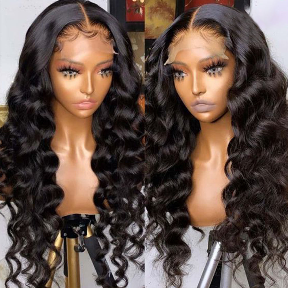 'Santorini' Loose Deep Wave Transparent Lace Wig