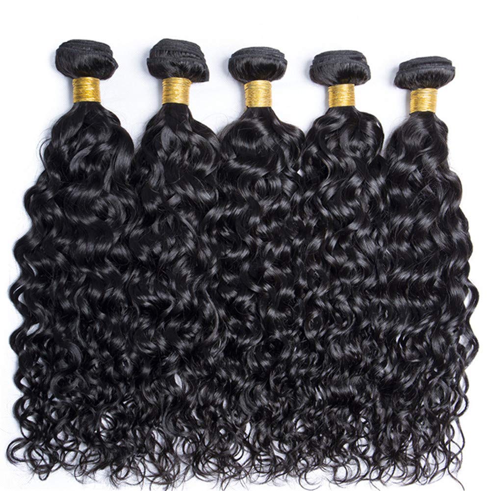 'Dominica' Water Wave Bundles With Frontal Closure